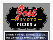 Tablet Screenshot of granpizzeriajose.com